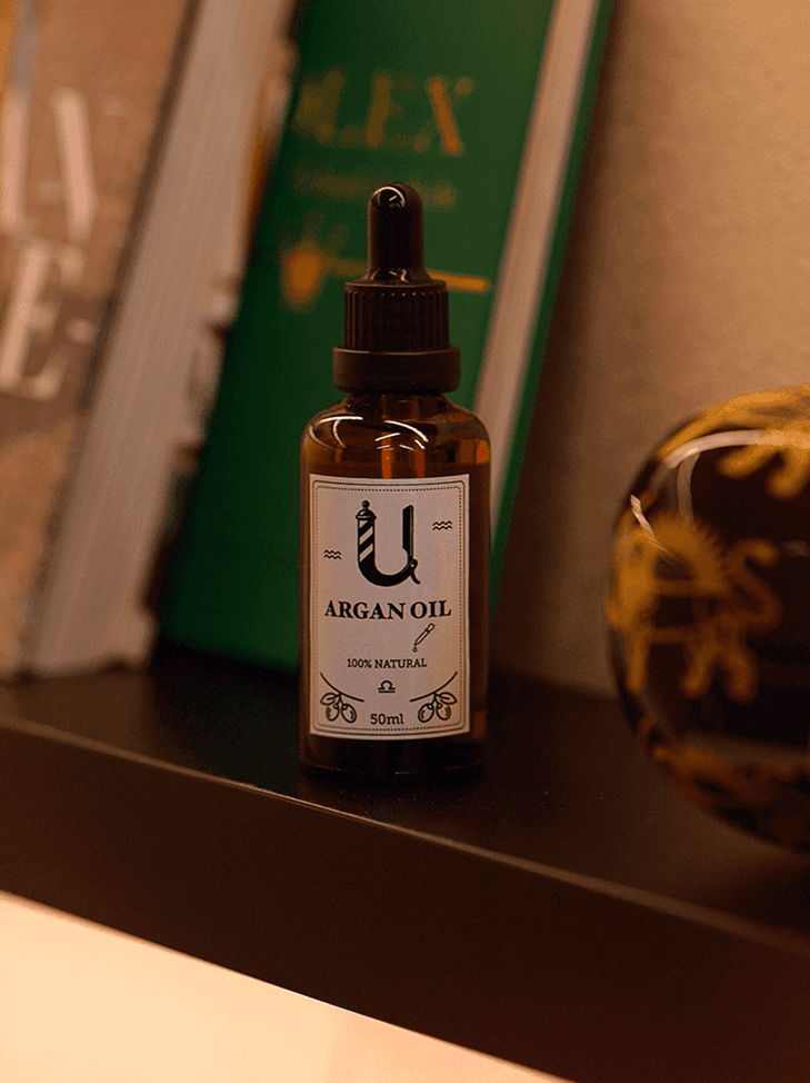 U Barbers Argan Oil — 100% Natural, 50ml